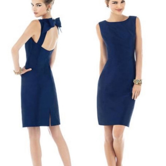 ALFRED SUNG Dresses & Skirts - ✨3XHP✨Alfred Sung Navy Cocktail Dress